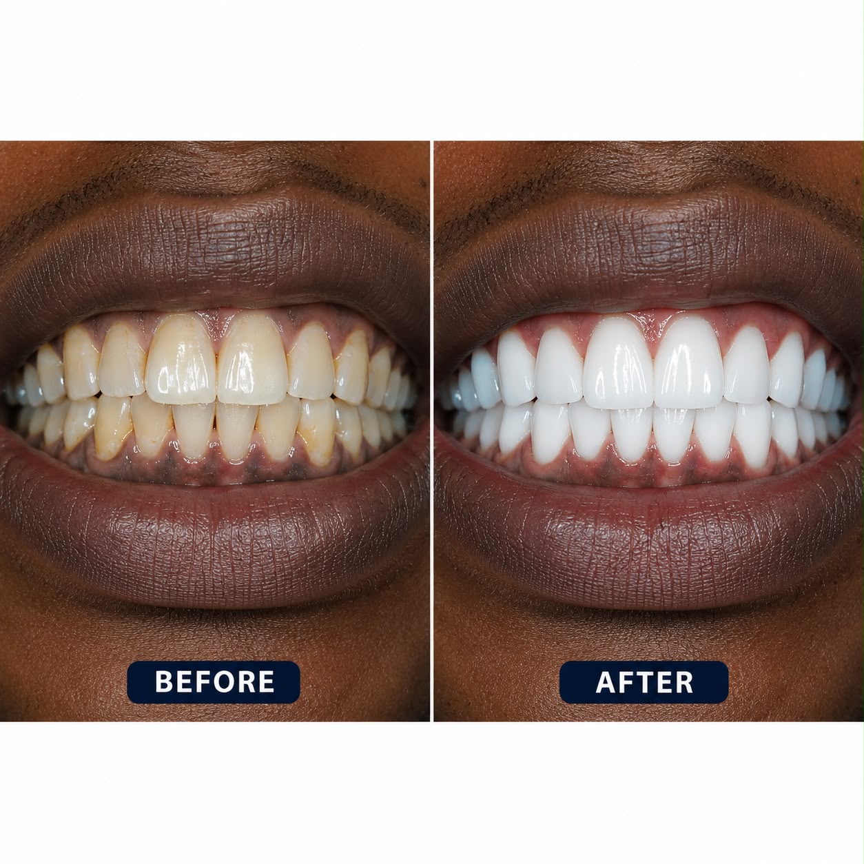 Professional teeth whitening